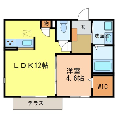 シーズンハイツの物件間取画像